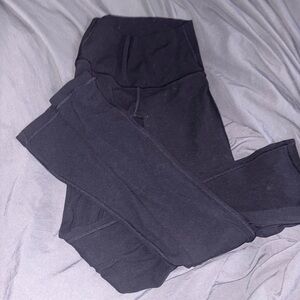 Aritzia Black flared leggings